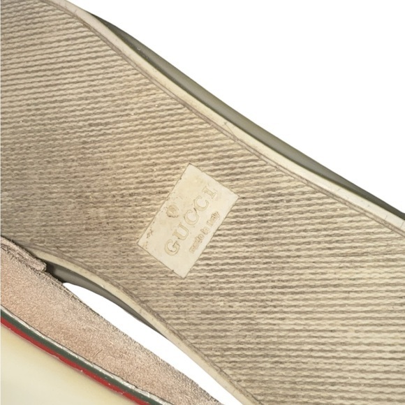 Gucci Tan Loafers with Silver Accents - Picture 11 of 12